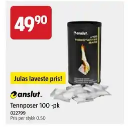 Jula Tennposer 100 -pk tilbud