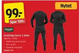 Jula Undertøy herre 2 deler tilbud
