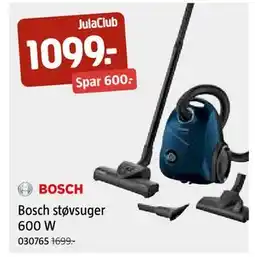 Jula Bosch støvsuger 600 W, Medlemspris tilbud