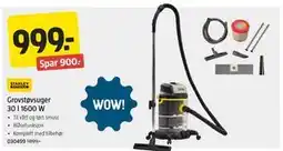 Jula Grovstøvsuger 30 l 1600 W tilbud