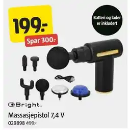 Jula Massasjepistol 7,4 V tilbud