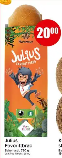 Spar Julius Favorittbrød tilbud