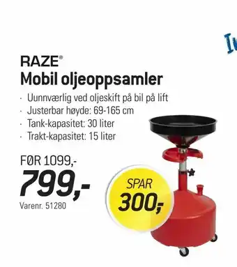 Mobil oljeoppsamler