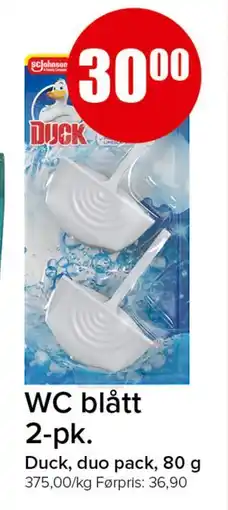 Spar WC blått 2-pk tilbud