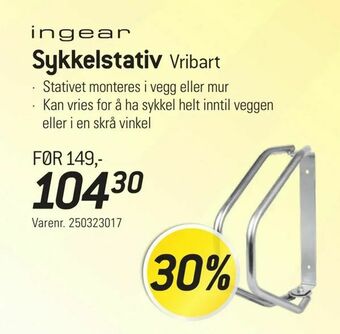 Thansen Sykkelstativ tilbud