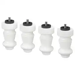 IKEA BrattvÅg Bein, hvit, 10 cm tilbud