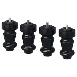 IKEA BrattvÅg Bein, svart, 10 cm tilbud