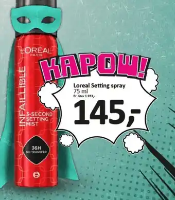 L'OREAL Setting spray