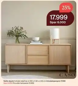 Møbelringen Nellie skjenk tilbud