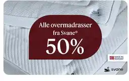 Møbelringen Alle overmadrasser fra Svane tilbud