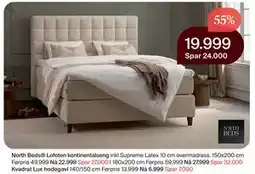 Møbelringen North Beds Lofoten kontinentalseng tilbud