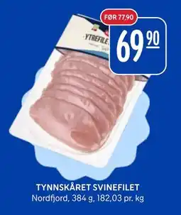 Rema 1000 TYNNSKÅRET SVINEFILET tilbud