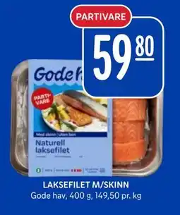 Rema 1000 LAKSEFILET M/SKINN tilbud