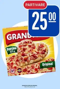 Rema 1000 GRANDIOSA PORSJON ORIGINAL tilbud