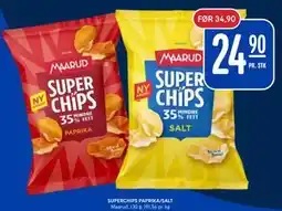 Rema 1000 SUPERCHIPS PAPRIKA/SALT tilbud