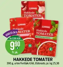 Kiwi HAKKEDE TOMATER tilbud