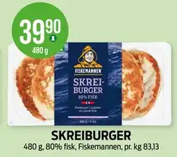 Kiwi SKREIBURGER tilbud