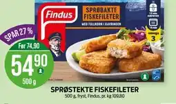 Kiwi SPRØSTEKTE FISKEFILETER tilbud