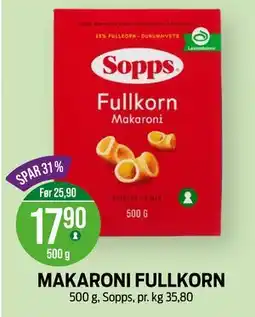 Kiwi MAKARONI FULLKORN tilbud