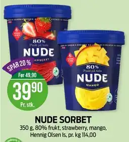 Kiwi NUDE SORBET tilbud