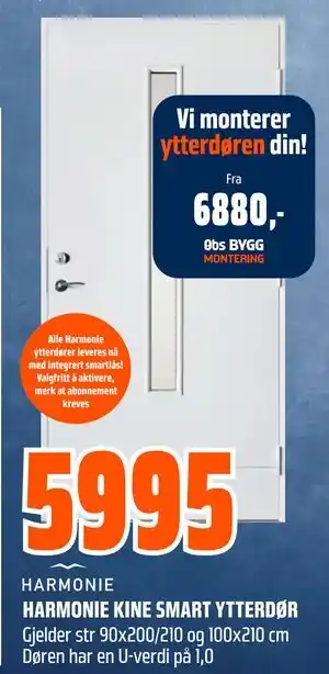 HARMONIE KINE SMART YTTERDØR