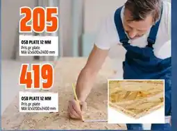 Obs Bygg OSB PLATE 12 MM tilbud