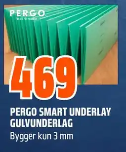 Obs Bygg PERGO SMART UNDERLAY GULVUNDERLAG tilbud