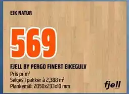 Obs Bygg FJELL BY PERGO FINERT EIKEGULV tilbud