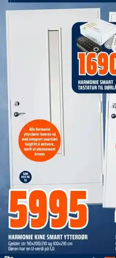 Obs Bygg HARMONIE KINE SMART YTTERDØR tilbud
