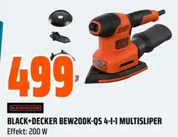 Obs Bygg BLACK+DECKER BEW200K-QS 4-I-1 MULTISLIPER tilbud