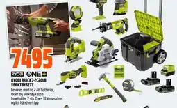 Obs Bygg RYOBI R18CK7-2C20LB VERKTØYSETT tilbud