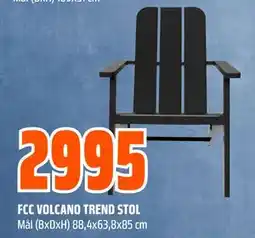 Obs Bygg FCC VOLCANO TREND STOL tilbud