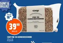 Coop Obs COOP FRØ- OG KORNKNEKKEBRØD tilbud