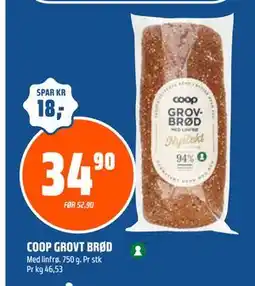 Coop Obs COOP GROVT BRØD tilbud