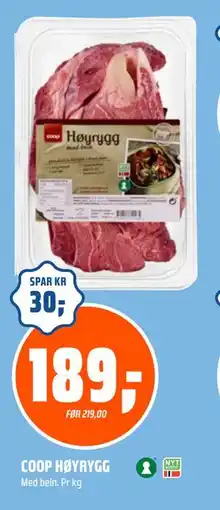 Coop Obs COOP HØYRYGG tilbud