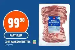 Coop Obs COOP NAKKEKOTELETTER tilbud