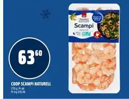 Coop Obs COOP SCAMPI NATURELL tilbud