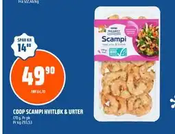 Coop Obs COOP SCAMPI HVITLØK & URTER tilbud