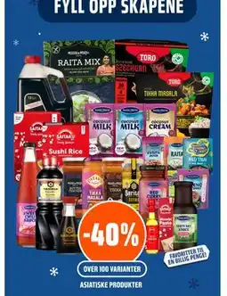 Coop Obs ASIATISKE PRODUKTER tilbud