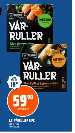 Coop Obs F.C. VÅRRULLER 8 PK tilbud