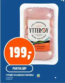 Coop Obs YTTERØY KYLLINGFILET NATURELL tilbud