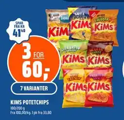 Coop Obs KIMS POTETCHIPS tilbud