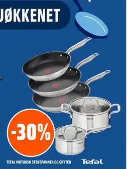 Coop Obs TEFAL VIRTUOSO STEKEPANNER OG GRYTER tilbud