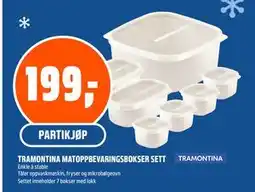 Coop Obs TRAMONTINA MATOPPBEVARINGSBOKSER SETT tilbud