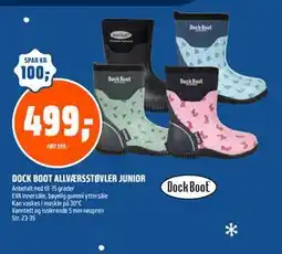 Coop Obs DOCK BOOT ALLVÆRSSTØVLER JUNIOR tilbud
