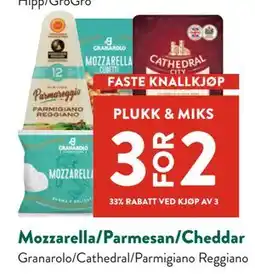 Jacobs Mozzarella/Parmesan/Cheddar tilbud