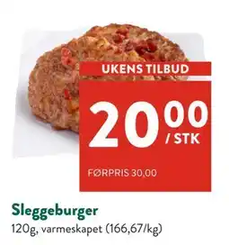 Jacobs Sleggeburger tilbud