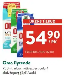 Jacobs Omo flytende tilbud