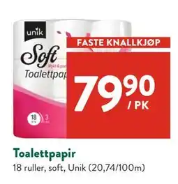 Jacobs Toalettpapir tilbud