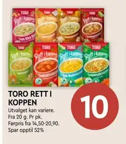 Coop Mega TORO RETT I KOPPEN tilbud